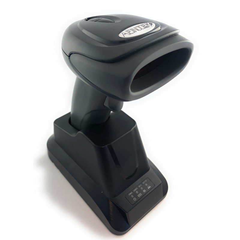 Draadloze Barcodesscanner 1D barcodes met oplaadstation/Houder | 2.4Ghz