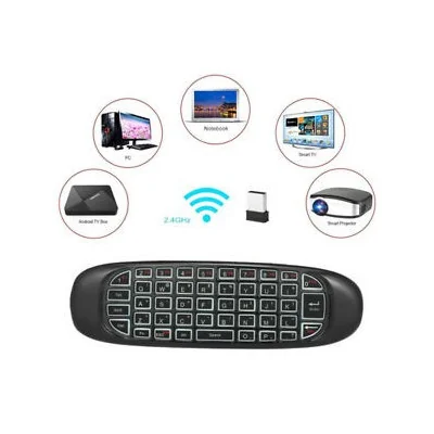 Air mouse met QWERTY toetsenbord - draadloze afstandsbediening