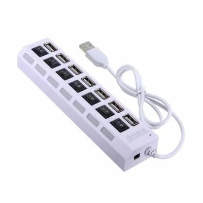 USB hub 7 poorts USB 2.0 met schakelaars