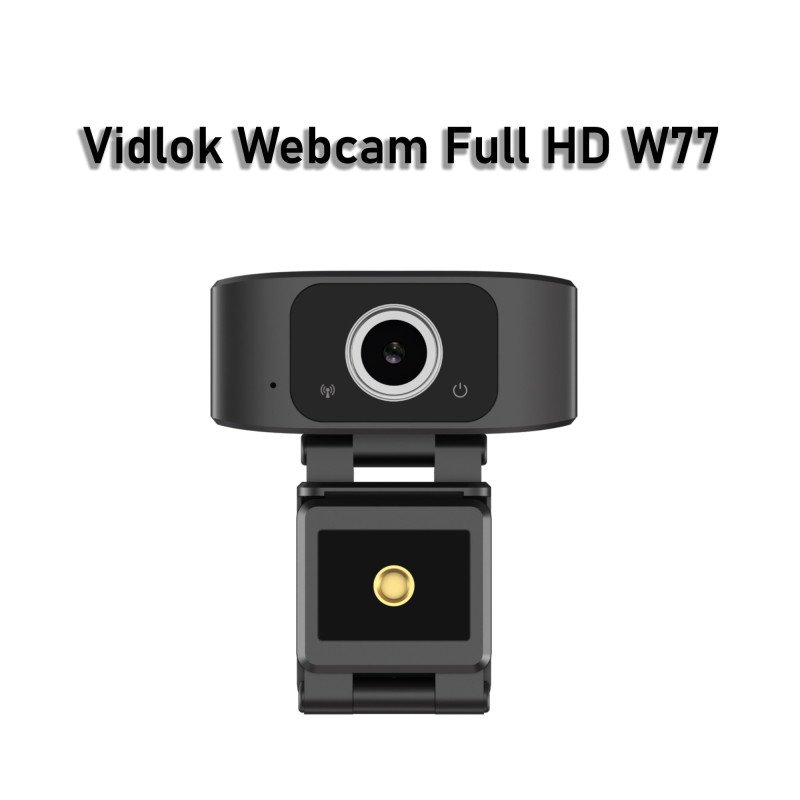 Vidlok W77 Full HD 1080P Webcam - Plug&Playg