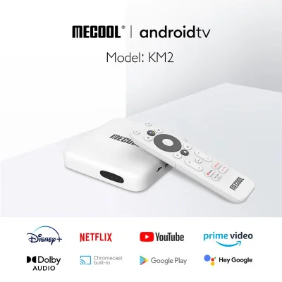 MeCool KM2 Android TV Box Met Google & Netflix Certificering | 2/8GB