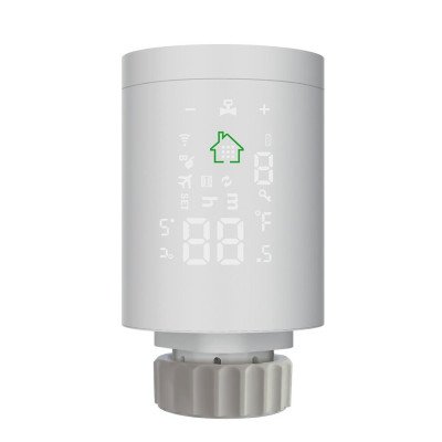 AFINTEK Smart Radiatorknop - Knop voor verwarming - Automatische Radiator - Bediening met App - Energiebesparend