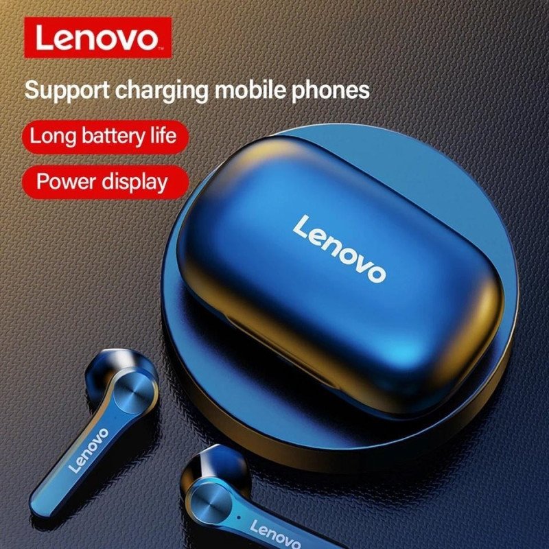 Lenovo QT81 Draadloze Oordopjes - Bluetooth 5.0 - oordopjes Alternatief - True Touch Control - Zwart model 2021