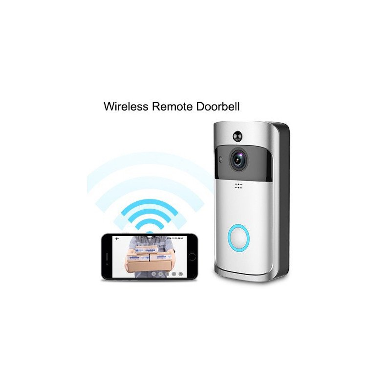 EKEN draadloze WiFi deurbel | Nachtzicht - Ingebouwde 8GB SDkaart - Inclusief batterijen
