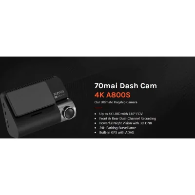 70Mai A800S Smart Dashcam 4K