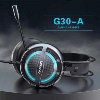 Lenovo Thinkplus Gaming Headphones G30 - Bedrade Koptelefoon - Met Microfoon - 3,5mm & USB - Zwart