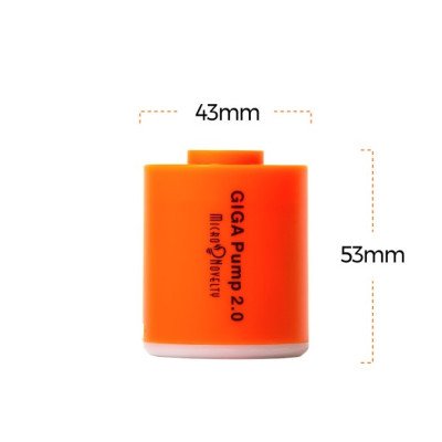 Micro Novelty Giga Pump 2.0 Mini Pomp Op Batterij - Voor Luchtbedden - Voor Kamperen