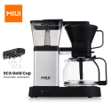 MIUI Koffiezetapparaat - Filterkoffie - 2-8 kops - Warmhoudplaat - BPA Vrij - Zilver