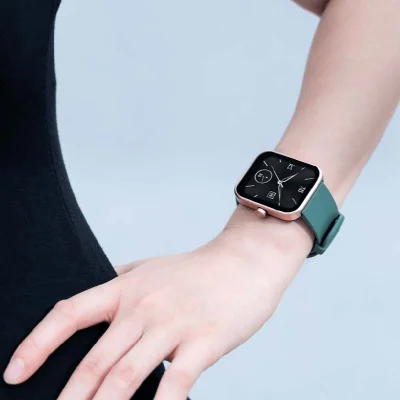 Xiaomi Maimo Smartwatch - Hartslag- & Zuurstofmeter - 50M Waterproof - Rosé Goud / Groen