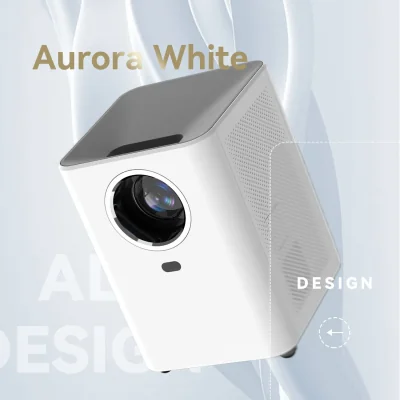 AFINTEK Mini WiFi Projector 1080p Full HD | 6500 Lumens | RJ45 - Wit