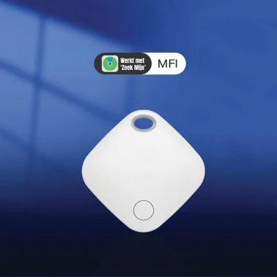 AFINTEK Smart Tag Draadloze Bluetooth Tracker - Werkt Met Find My iPhone - Geschikt voor Apple MFi