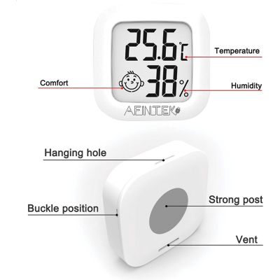 Thermometer & Hygrometer - Temperatuur en Luchtvochtigheid Meten