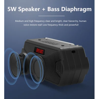 H@F HF-F216 Draagbare Draadloze Bluetooth Speaker