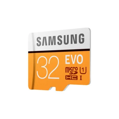 32GB Samsung EVO MicroSD geheugenkaart Class 10 + MicroSD naar SD adapter 95mb/s