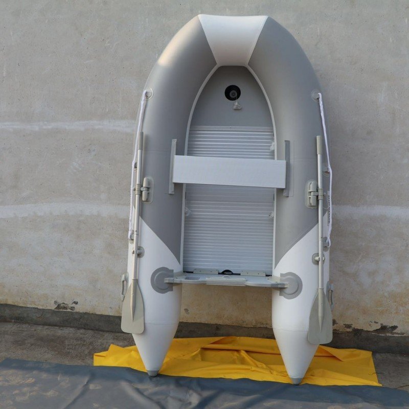 Seawalker rubberboot set 230cm aluminum vloer inclusief 2.5pk - Afinjo